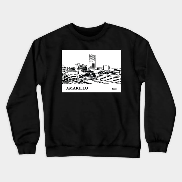 Amarillo - Texas Crewneck Sweatshirt by Lakeric